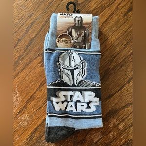 Star Wars, Mandolorian crew socks, two pair